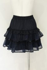 画像3: axes femme POETIQUE / ボリュームティアードミニスカート M ネイビー O-26-08-14-010-AX-SK-OW-OS (3)