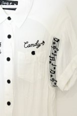 画像3: Candy Stripper / LIVE IN HARMONY シャツワンピース M シロ O-26-08-14-017-PU-OP-IG-OS (3)