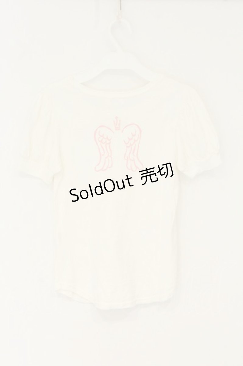 画像3: Emily Temple cute / 羽プリントTシャツ 150cm ホワイト×ピンク O-26-08-14-020-ET-BL-IG-OS (3)