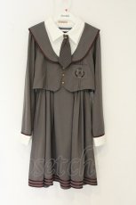 画像2: Amavel / Traditional Academyボレロセーラーワンピース グレー O-26-08-14-024-CA-OP-IG-OS (2)