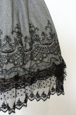 画像3: axes femme / グレンチェックハイウエストスカート M グレー×クロ O-26-08-14-027-AX-SK-IG-OS (3)