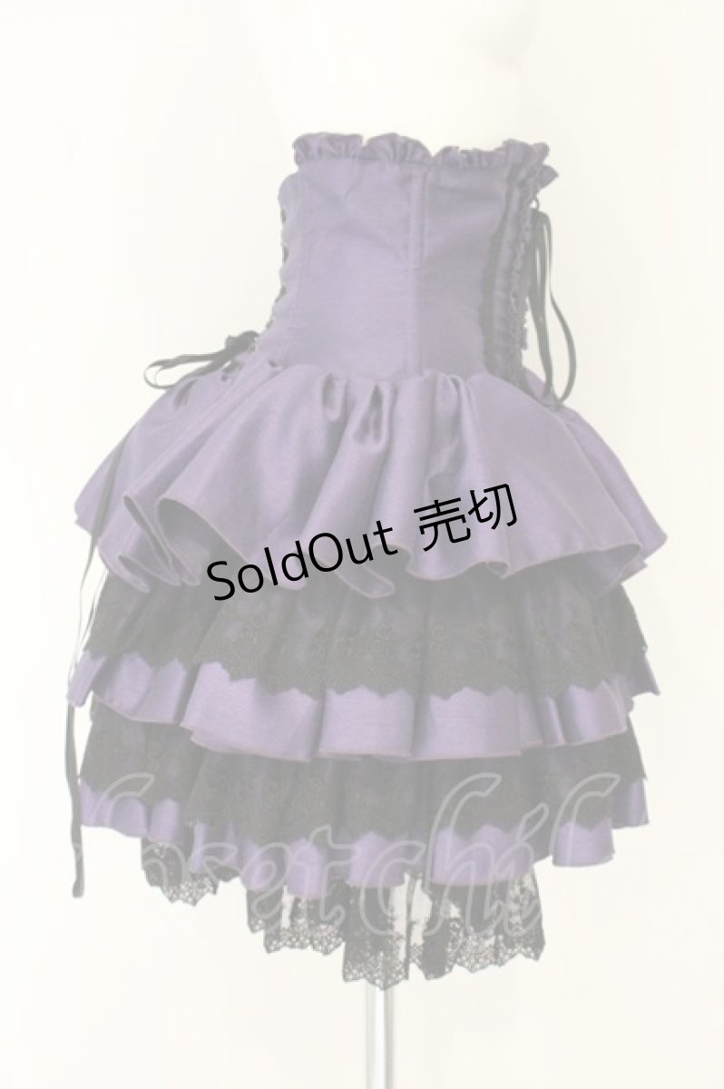 画像4: ATELIER PIERROT / mini corset skirt　ミニコルセットスカート  パープル O-26-08-15-029-EL-SK-OW-OS (4)