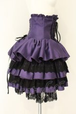 画像4: ATELIER PIERROT / mini corset skirt　ミニコルセットスカート  パープル O-26-08-15-029-EL-SK-OW-OS (4)
