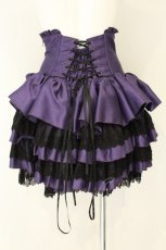 画像5: ATELIER PIERROT / mini corset skirt　ミニコルセットスカート  パープル O-26-08-15-029-EL-SK-OW-OS (5)