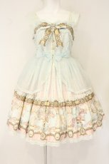 画像1: Angelic Pretty / Day Dream Carnivalティアードジャンパースカート  サックス O-26-08-15-030-AP-OP-IG-OS (1)