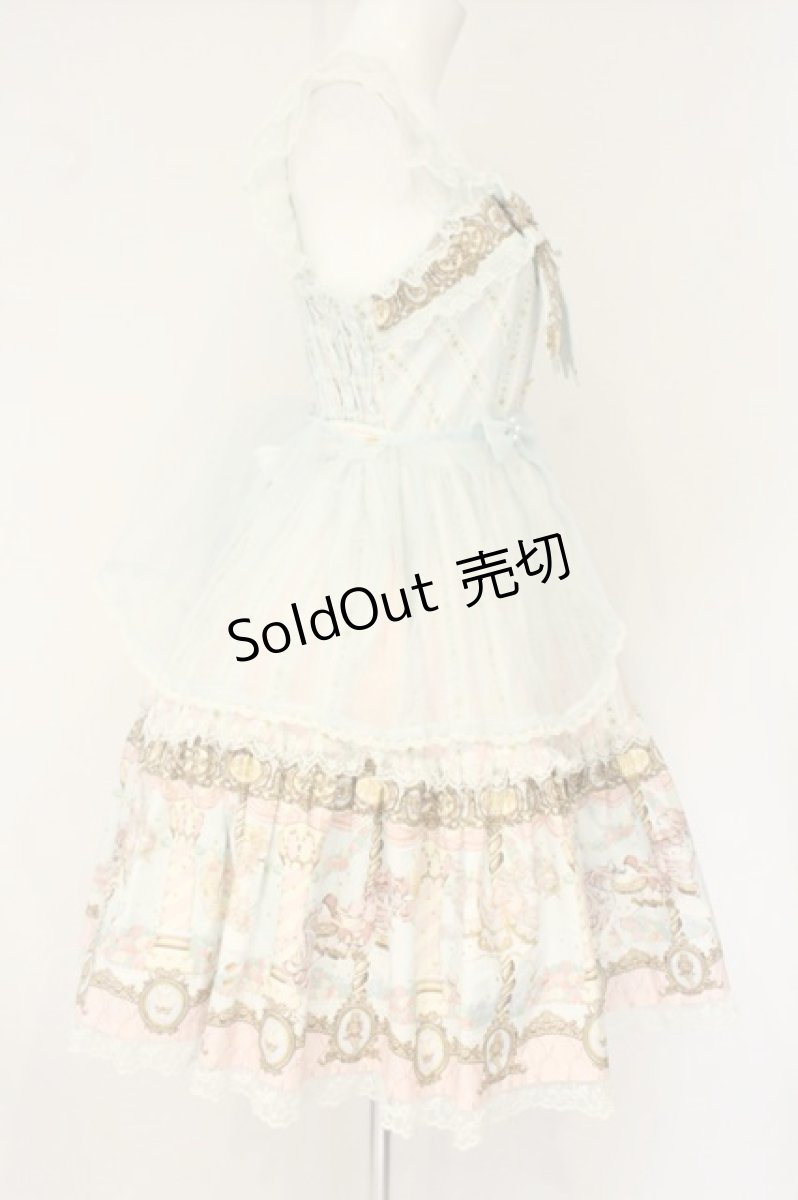 画像5: Angelic Pretty / Day Dream Carnivalティアードジャンパースカート  サックス O-26-08-15-030-AP-OP-IG-OS (5)