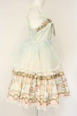 画像5: Angelic Pretty / Day Dream Carnivalティアードジャンパースカート  サックス O-26-08-15-030-AP-OP-IG-OS (5)