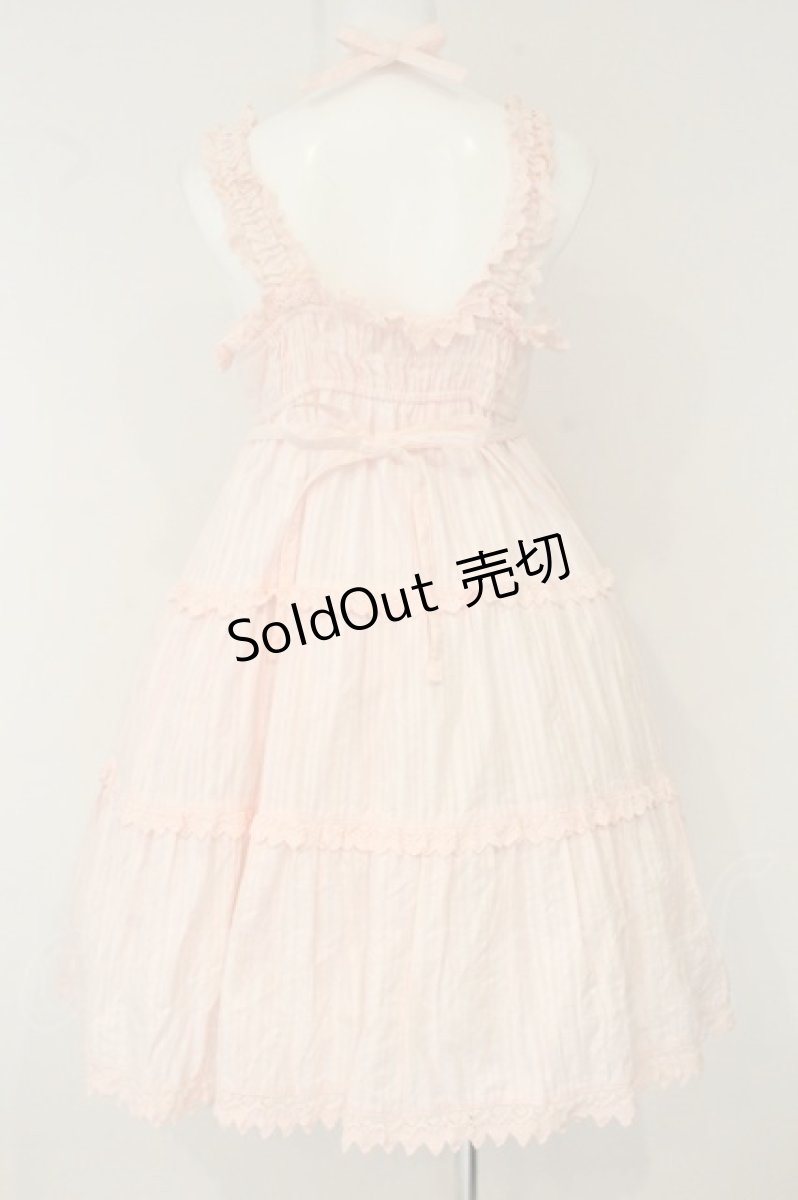 画像5: BABY,THE STARS SHINE BRIGHT / からみ3段ティアードジャンパースカート  ピンク O-26-08-15-034-BA-OP-IG-OS (5)