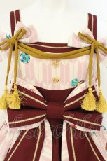 画像2: metamorphose / 春告げ鳥の恋うららプリーツジャンパースカート  ピンク O-26-08-15-035-ME-OP-IG-OS (2)
