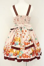 画像5: metamorphose / 春告げ鳥の恋うららプリーツジャンパースカート  ピンク O-26-08-15-035-ME-OP-IG-OS (5)