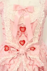 画像2: Angelic Pretty / Decoration Strawberryジャンパースカート  ピンク O-26-08-15-036-AP-OP-OW-OS (2)