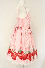 画像5: Angelic Pretty / Decoration Strawberryジャンパースカート  ピンク O-26-08-15-036-AP-OP-OW-OS (5)