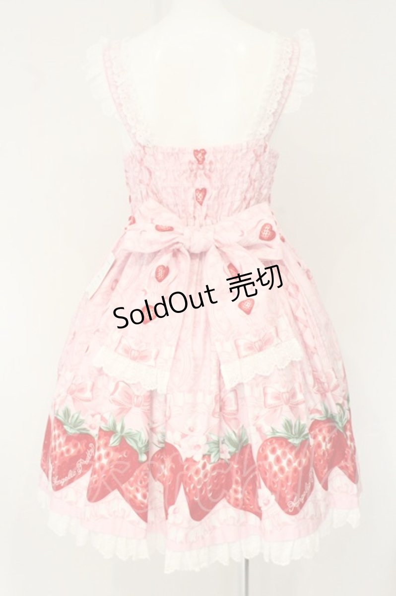 画像6: Angelic Pretty / Decoration Strawberryジャンパースカート  ピンク O-26-08-15-036-AP-OP-OW-OS (6)