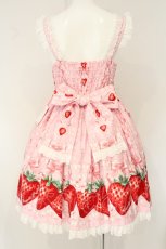 画像6: Angelic Pretty / Decoration Strawberryジャンパースカート  ピンク O-26-08-15-036-AP-OP-OW-OS (6)