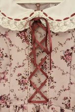 画像2: Ank Rouge / RomanticBouquetスピンドルワンピース M ピンク O-26-08-15-043-CA-OP-OW-OS (2)