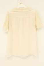 画像3: axes femme / フェミニンラッフルブラウス M キナリ O-26-08-15-050-AX-BL-OW-OS (3)