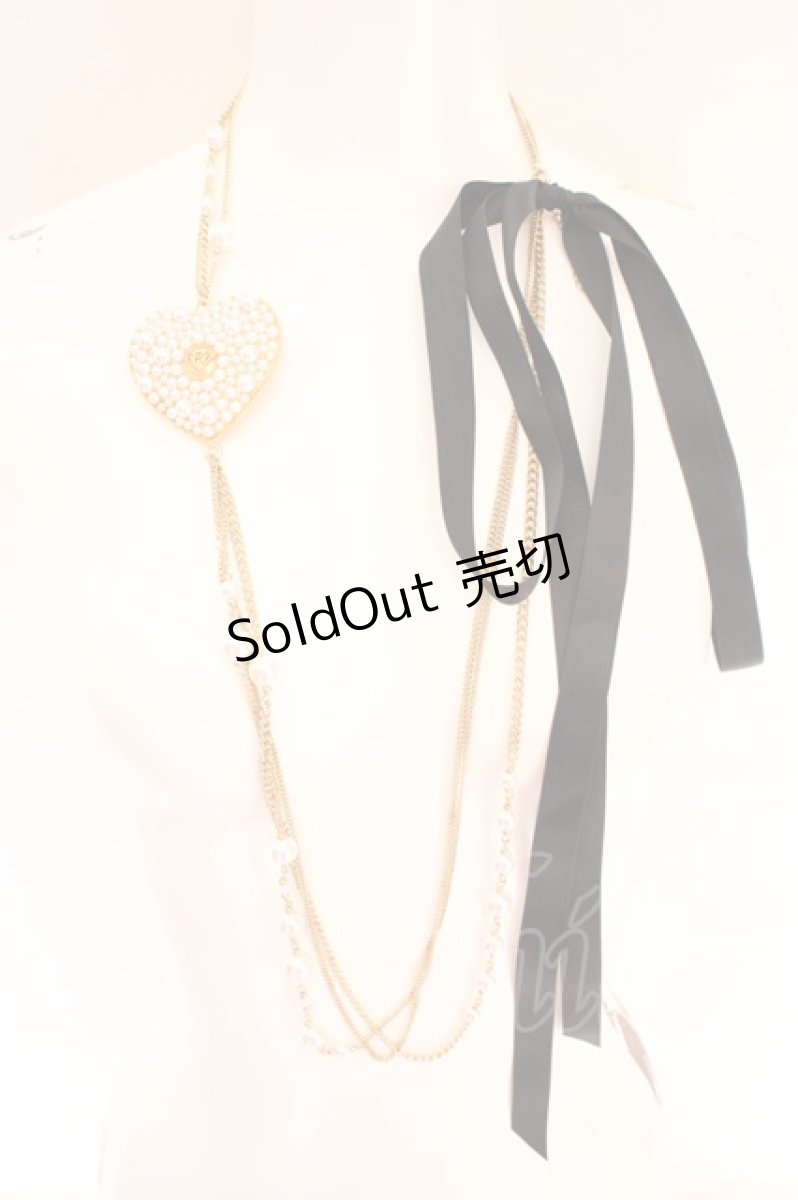 画像2: JESUS DIAMANTE / マリーハートロングネックレス  ゴールド O-26-08-15-1005-JE-AC-OW-ZT772-F004 (2)