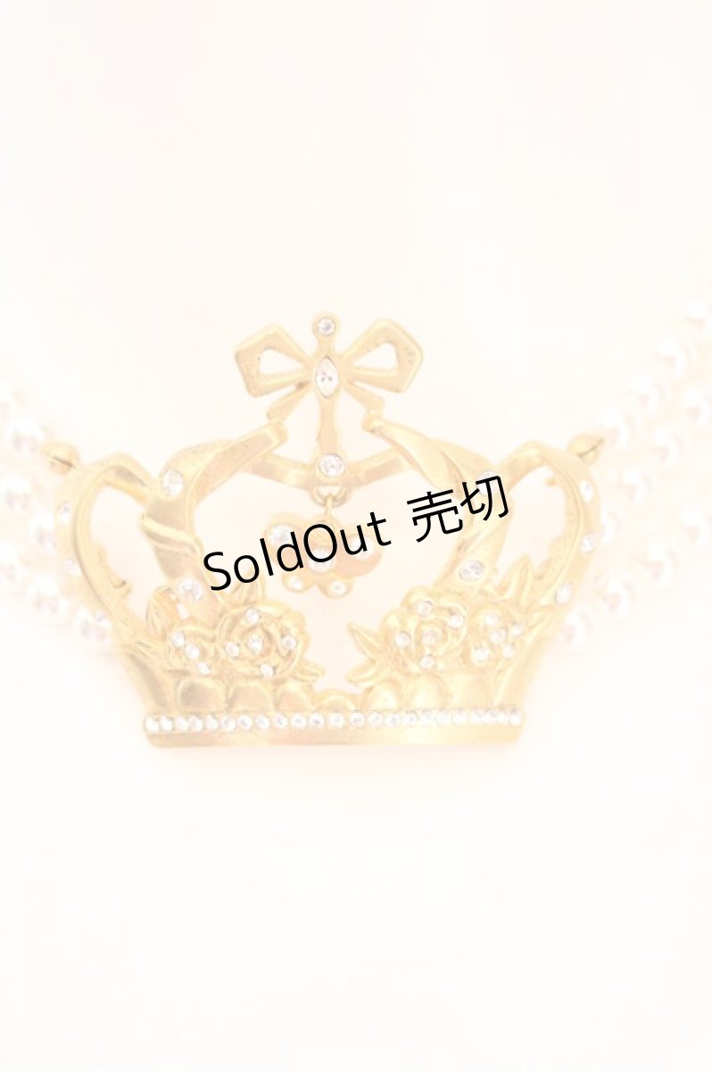画像1: BABY,THE STARS SHINE BRIGHT / 蝶々王冠パールチョーカー  ゴールド O-26-08-15-1013-BA-AC-OW-OS (1)