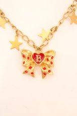 画像1: BABY,THE STARS SHINE BRIGHT / ドットリボンネックレス  ゴールド O-26-08-15-1015-BA-AC-OW-OS (1)