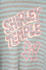 画像4: Shirley Temple / リボンワッペンボーダープルパーカー  サックス O-26-08-15-054-ET-TO-IG-OS (4)