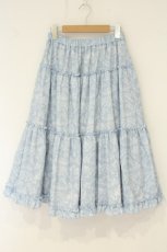 画像1: m petit by misako / NINA'Sギャザースカート L サックス O-26-08-15-069-LO-SK-OW-OS (1)