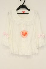 画像1: BABY,THE STARS SHINE BRIGHT / Romantic Dream Roseブラウス（2025年）  シロ×ピンク O-26-08-15-070-BA-BL-OW-OS (1)