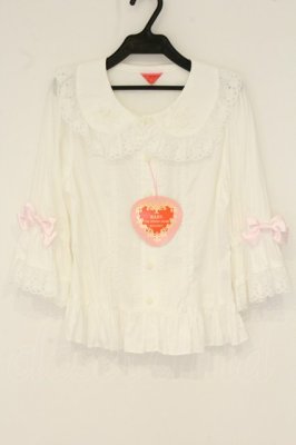 Preview of Romantic Dream Roseブラウス（2025年）  シロ×ピンク
