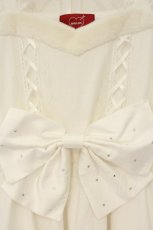 画像2: Jamie エーエヌケー / bigリボンオフショルセットアップ【パンツ欠品】 M シロ O-26-08-15-076-LO-OP-OW-OS (2)