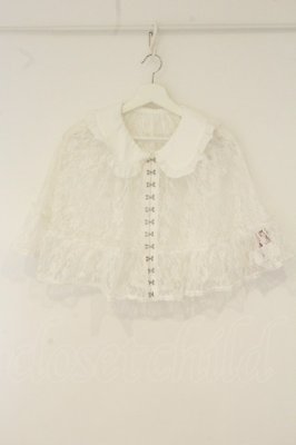 Preview of クロスリボンフリルケープ【クロスリボン欠品】 M シロ