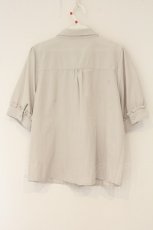 画像4: axes femme / 刺繍ネクタイ付ブラウス M ベージュ O-26-08-15-090-AX-BL-OW-OS (4)