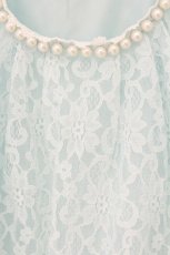 画像2: axes femme / シフォンレーシートップス M ミント O-26-08-15-020-AX-TO-IG-OS (2)