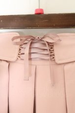 画像2: Ank Rouge / レースアップ裾フリルスカート  ピンク O-26-08-16-046-CA-SK-IG-OS (2)