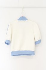 画像3: Jamie エーエヌケー / ジャージのトップス  シロ×サックス O-26-08-16-025-LO-TO-IG-OS (3)