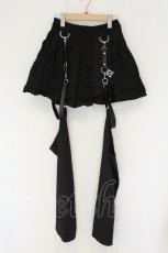 画像1: REFLEM / レッグカバー付きレイヤードショーパン  ブラック O-26-08-16-031-PU-PA-IG-OS (1)