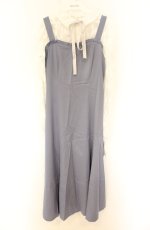 画像1: axes femme / レースブラウス×ワンピースSET F ブルー×シロ O-26-08-17-034-AX-OP-OW-OS (1)