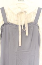画像2: axes femme / レースブラウス×ワンピースSET F ブルー×シロ O-26-08-17-034-AX-OP-OW-OS (2)