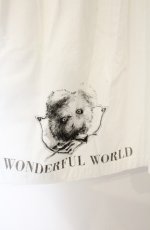 画像2: WONDERFUL WORLD / くまプリントロングスカート【お直しあり】  シロ O-26-08-17-007-LO-SK-IG-OS (2)