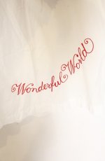 画像2: WONDERFUL WORLD / ロゴ刺繍ジャンパースカート  シロ O-26-08-17-017-LO-OP-IG-OS (2)