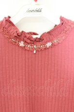 画像2: axes femme / 吸水速乾プチスタンドリブプルオーバー F ピンク O-26-08-19-011-AX-TO-IG-OS (2)