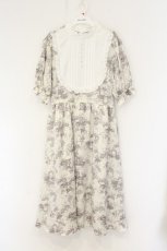 画像1: m petit by misako / トワルドジュイワンピース LL キナリ O-26-08-19-030-LO-OP-OW-OS (1)
