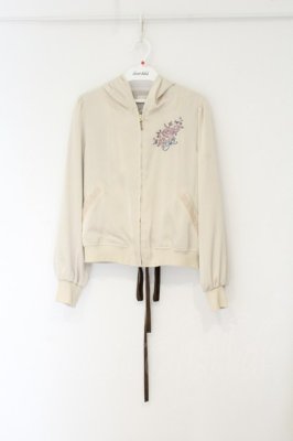 Preview of バックレースアップブルゾン M ベージュ