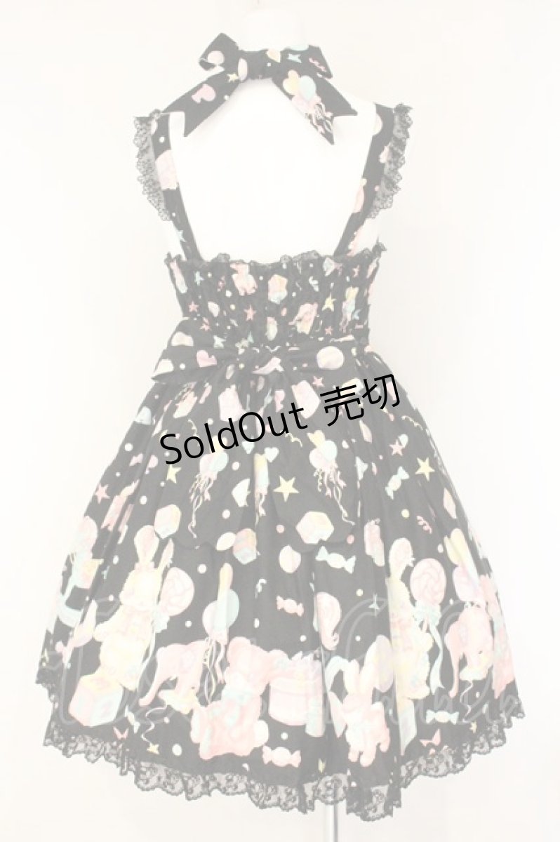 画像6: Angelic Pretty / TOY PARADE胸切替スカラップジャンパースカート  クロ O-26-08-20-040-AP-OP-OW-OS (6)