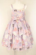 画像1: Angelic Pretty / Lovely Shoppingジャンパースカート  ラベンダー O-26-08-20-041-AP-OP-OW-OS (1)