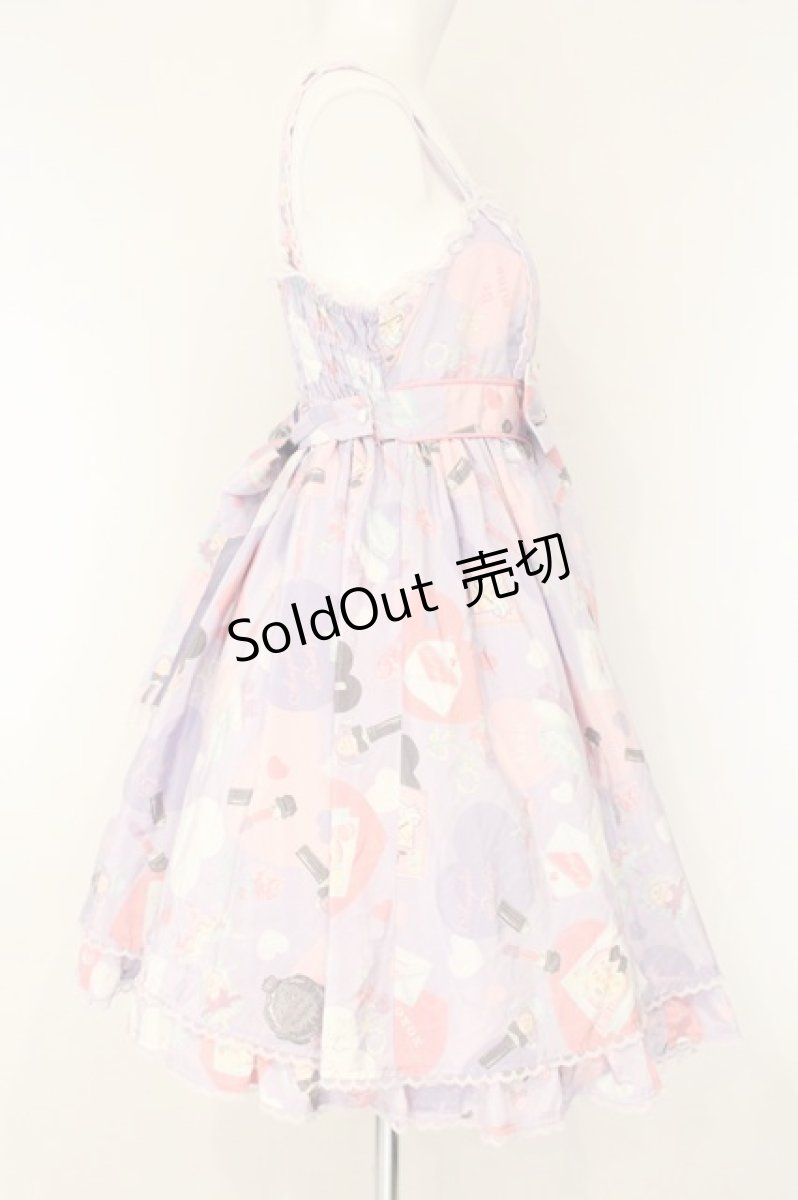 画像4: Angelic Pretty / Lovely Shoppingジャンパースカート  ラベンダー O-26-08-20-041-AP-OP-OW-OS (4)