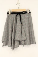 画像1: axes femme POETIQUE / グレンチェックスカート M グレー O-26-08-20-066-AX-SK-OW-OS (1)