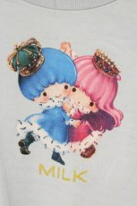 画像2: MILK / MILK× Little Twin Starsスウエット  サックス O-26-08-20-069-ML-TO-OW-OS (2)