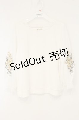 Preview of チュール×フラワー刺繍プルオーバー F シロ