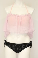 画像1: EATME / ノベルティスイムウェア　水着  ピンク×クロ O-26-08-20-081-LO-OP-OW-OS (1)