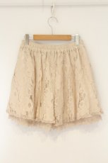 画像3: axes femme / 総レースショートパンツ M キナリ O-26-08-20-011-AX-PA-OW-OS (3)