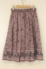 画像3: axes femme / すみれ柄サス付スカート（サス欠品） M パープル O-26-08-20-013-AX-SK-OW-OS (3)